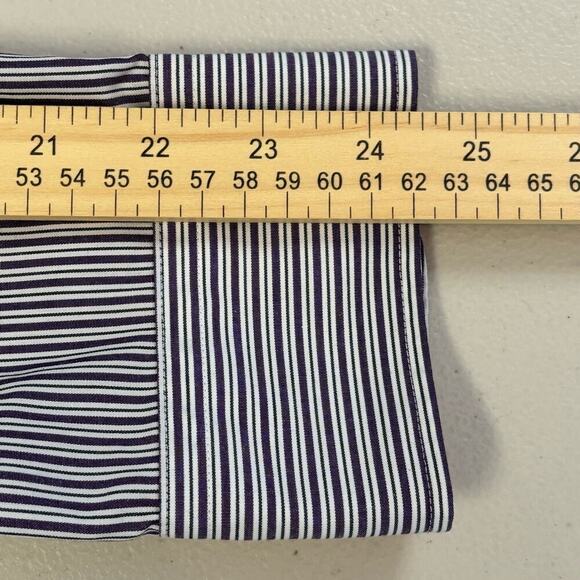Lauren Ralph Lauren Men Size XL Non Iron Office Button Up Striped Long Sleeves - Picture 7 of 10